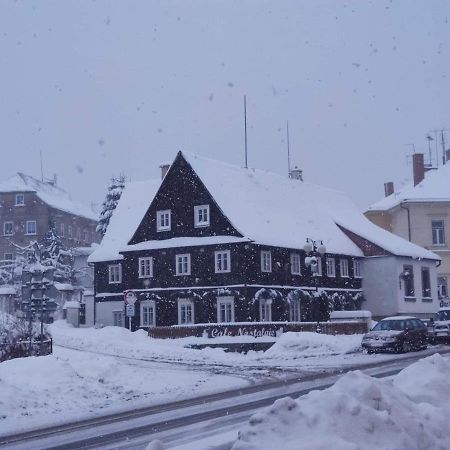 Penzion Cafe Nostalgie dvoulůžkový romantický pokoj Krásná Lípa Exteriér fotografie